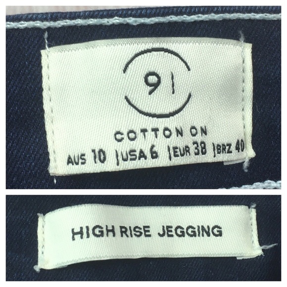 💸Cotton On High Rise Jegging Size 6 - Picture 5 of 8
